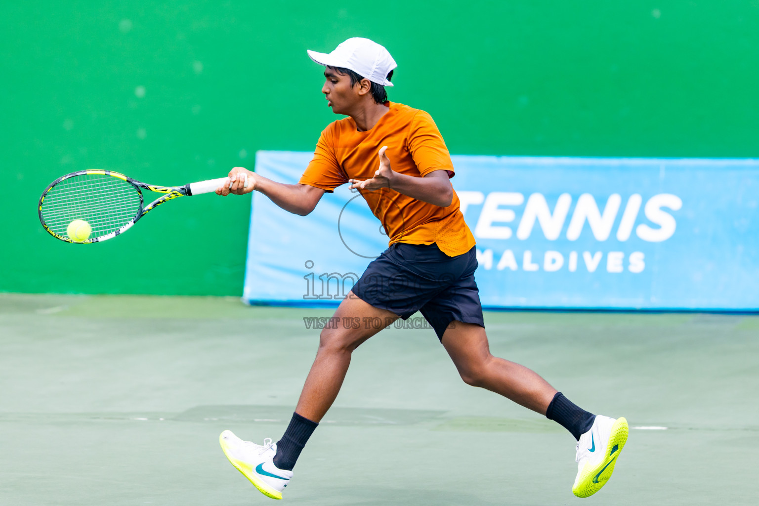 Day 5 of ATF Maldives Junior Open Tennis was held in Male' Tennis Court, Male', Maldives on Monday, 16th December 2024. Photos: Nausham Waheed/ images.mv