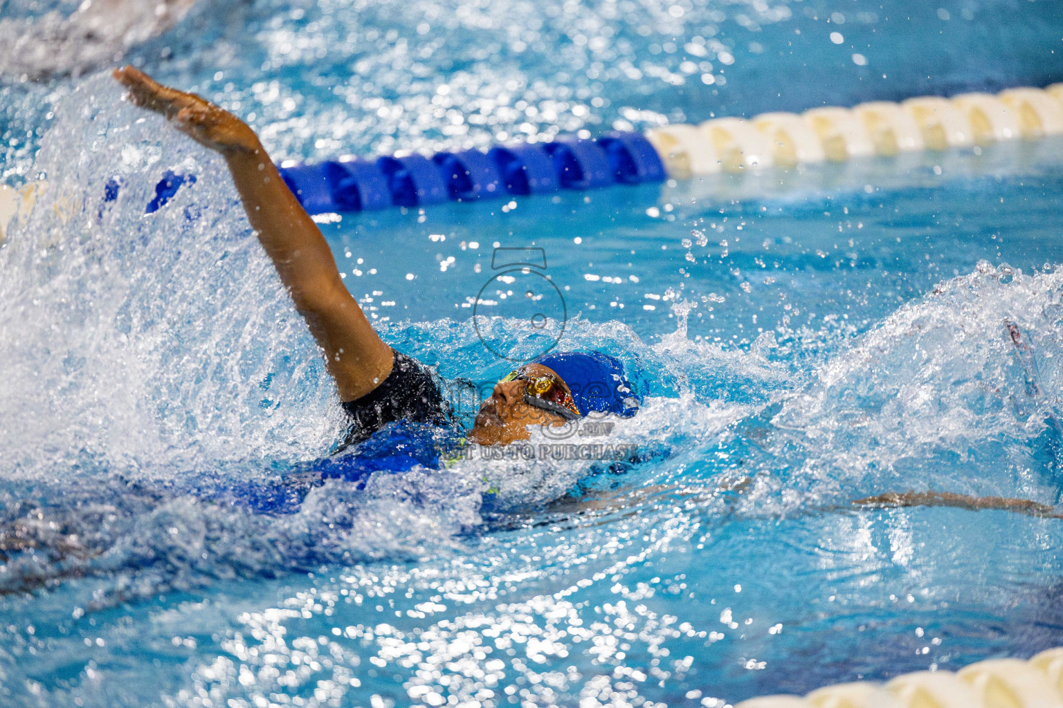 Day 4 of National Swimming Competition 2024 held in Hulhumale', Maldives on Monday, 16th December 2024. 
Photos: Hassan Simah / images.mv