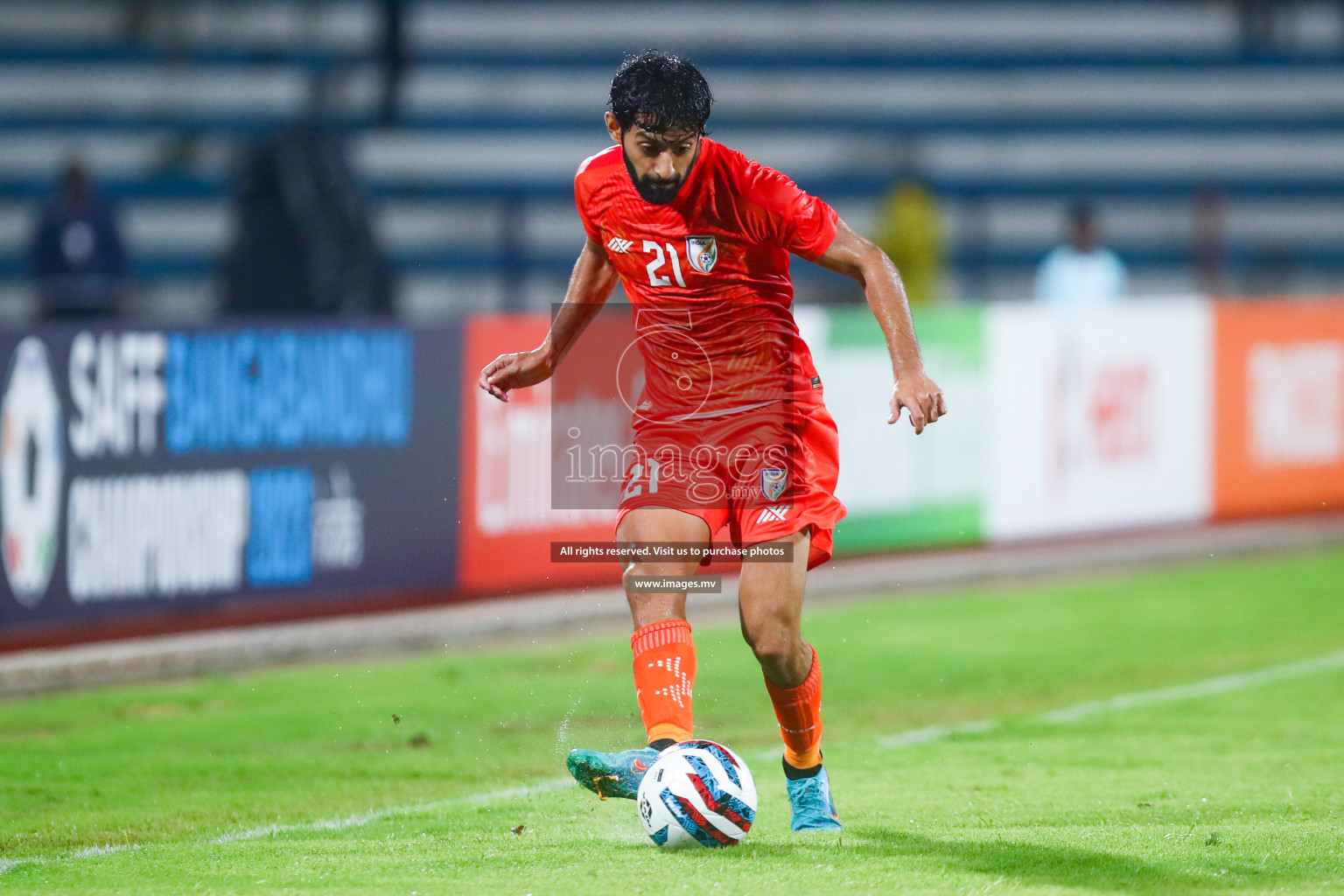 Nepal vs India in SAFF Championship 2023 held in Sree Kanteerava Stadium, Bengaluru, India, on Saturday, 24th June 2023. Photos: Hassan Simah / images.mv