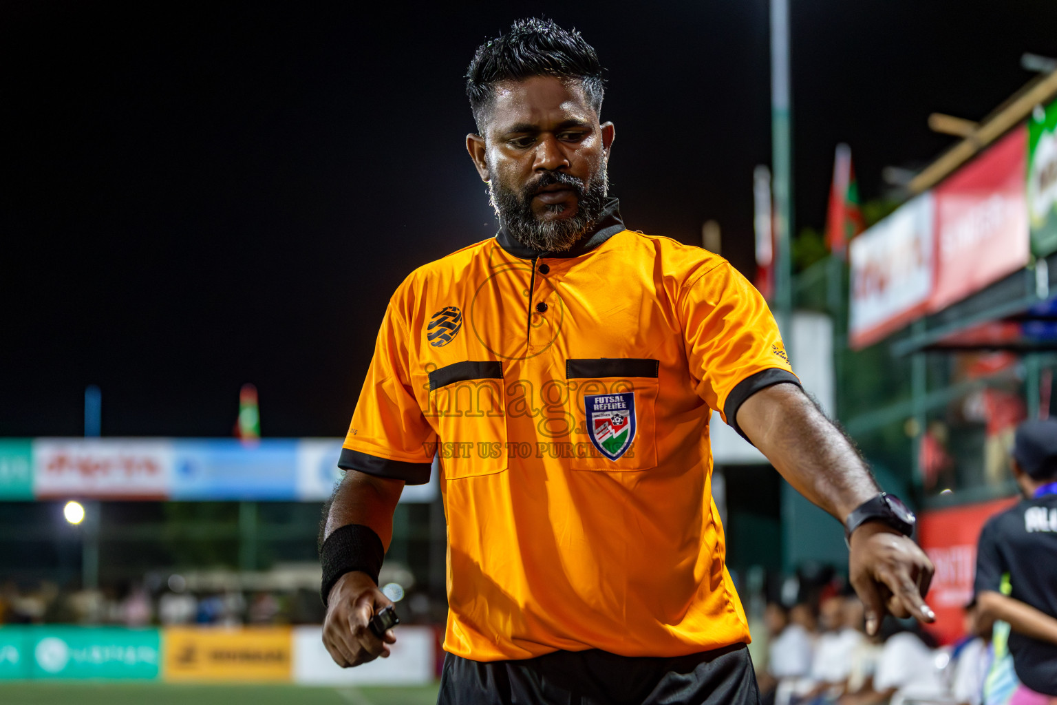 Team Allied vs Club HDC in Club Maldives Cup 2024 held in Rehendi Futsal Ground, Hulhumale', Maldives on Friday, 27th September 2024. 
Photos: Hassan Simah / images.mv