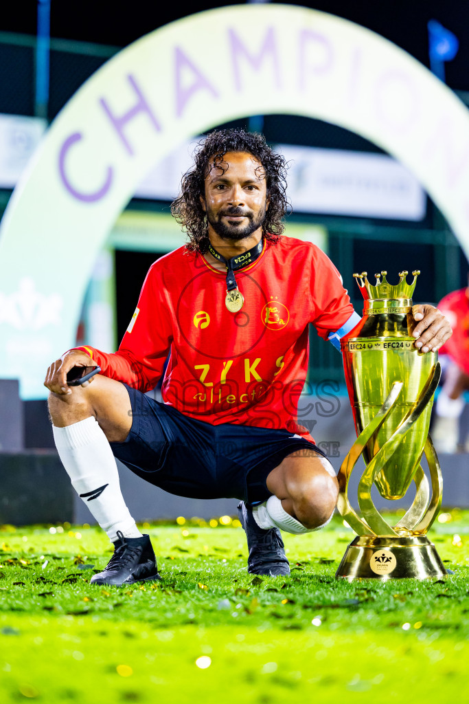 Dee Ess Kay vs Kovigoani in Final of Laamehi Dhiggaru Ekuveri Futsal Challenge 2024 was held on Wednesday, 31st July 2024, at Dhiggaru Futsal Ground, Dhiggaru, Maldives Photos: Nausham Waheed / images.mv