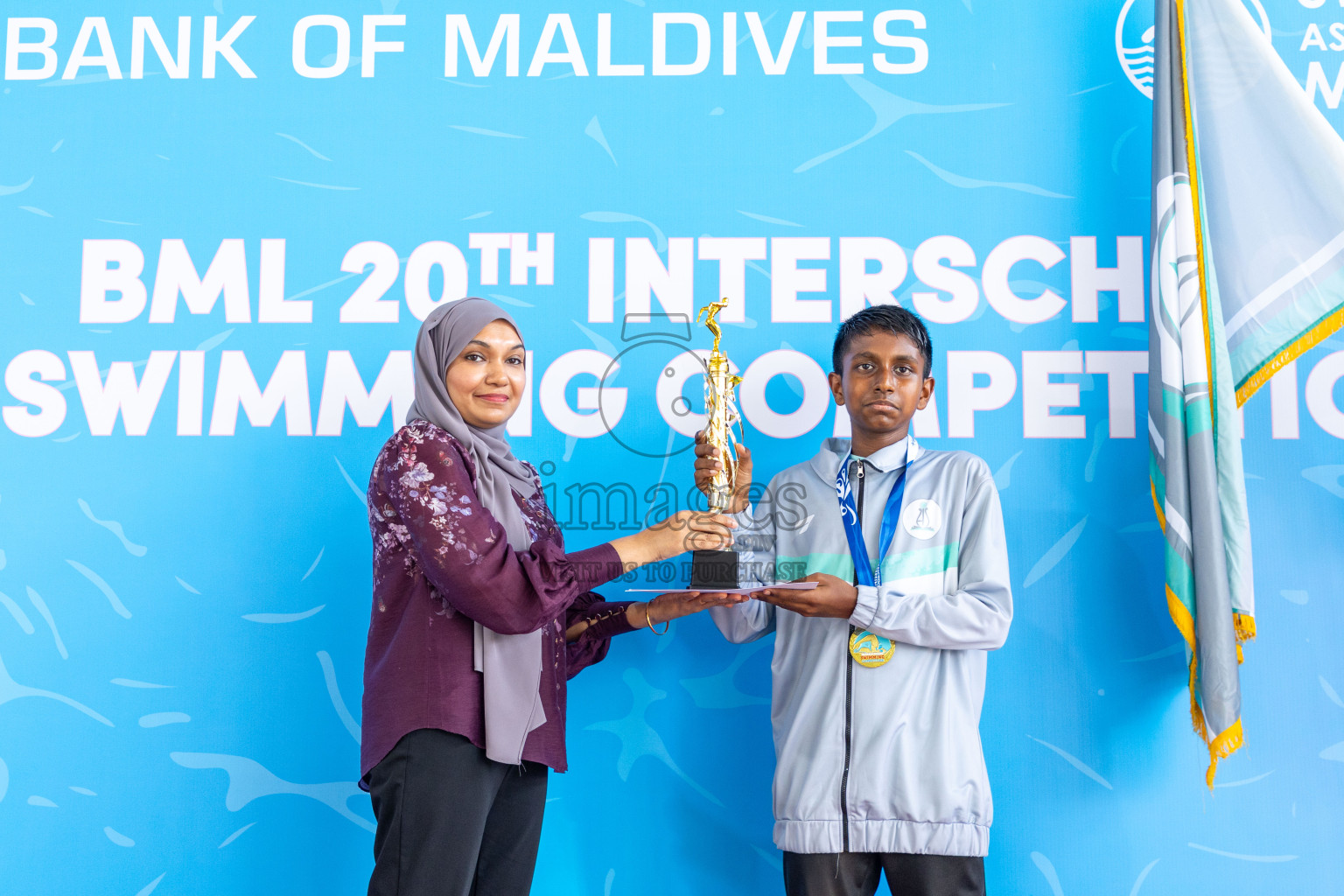 Closing ceremony of BML 20th Inter-School Swimming Competition was held in Hulhumale' Swimming Complex on Saturday, 19th October 2024. 
Photos: Ismail Thoriq