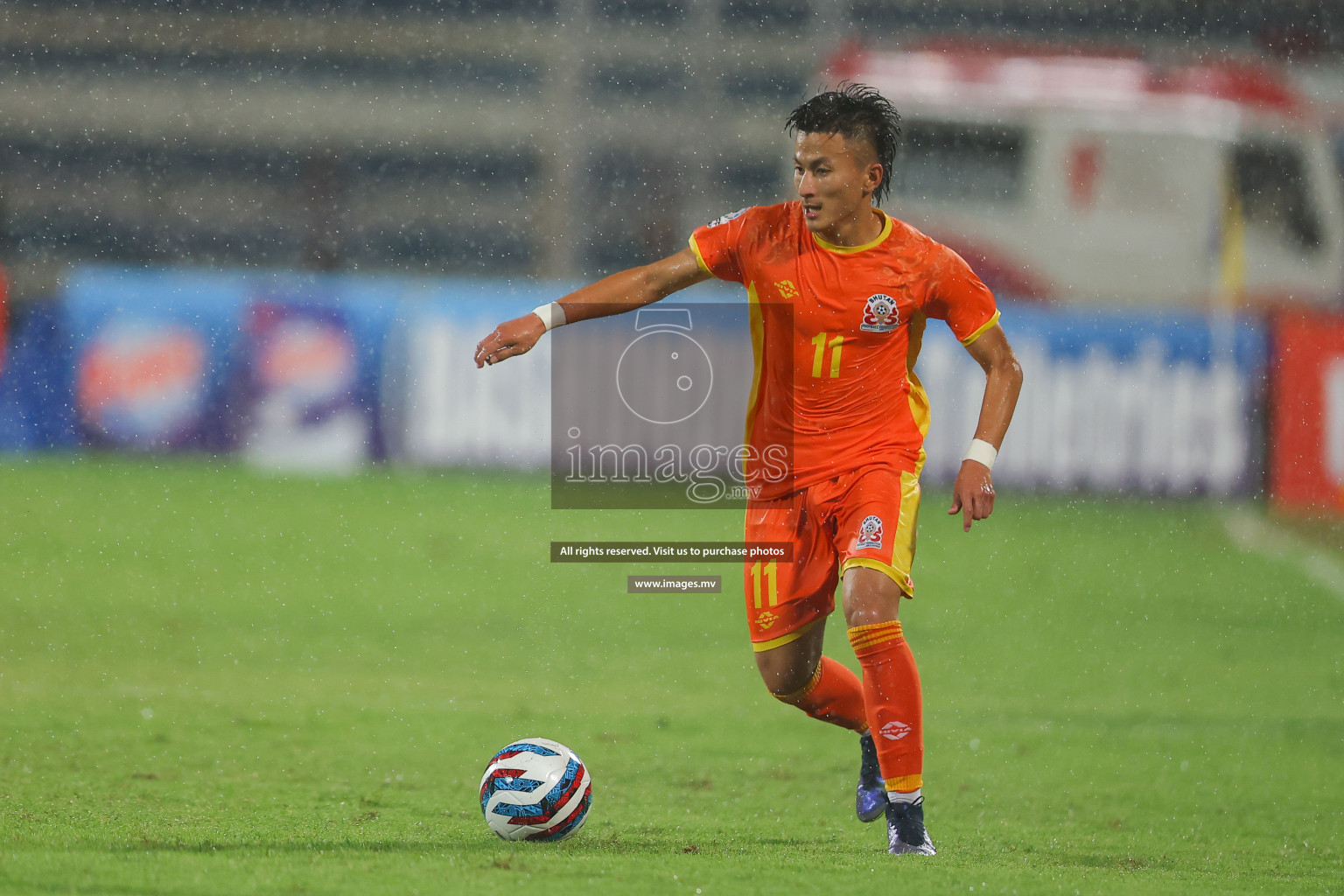 Bhutan vs Lebanon in SAFF Championship 2023 held in Sree Kanteerava Stadium, Bengaluru, India, on Sunday, 25th June 2023. Photos: Nausham Waheed / images.mv