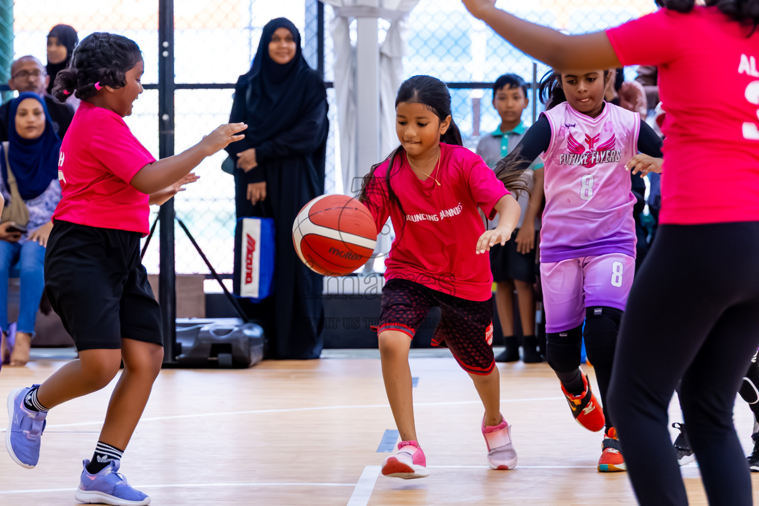 Day 3 of Milo 5 x 5 Junior Challenge 2025 - Basketball tournament held in Basketball Training Center, Male', Maldives on Saturday, 11th October 2025. Photos by: Nausham Waheed, Hassan Simah / Images.mv
