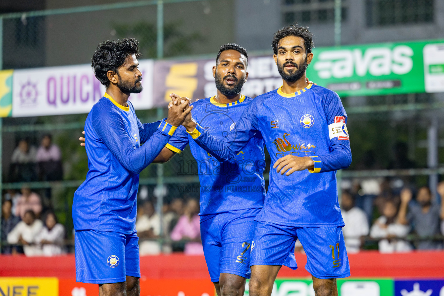 HA Filladhoo vs HA Baarah in Day 13 of Golden Futsal Challenge 2025 was held on Friday, 17th January 2025, in Hulhumale', Maldives 
Photos: Hassan Simah / images.mv