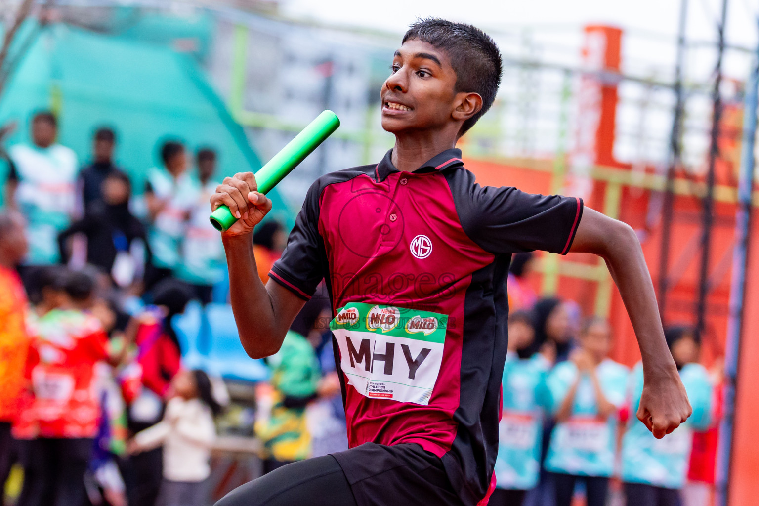 Day 6 of Inter-school Athletics Championship 2025 held in Ekuveni Synthetic Track, Male', Maldives on Sunday, 12th October 2025. Photos by: Nausham Waheed / Images.mv