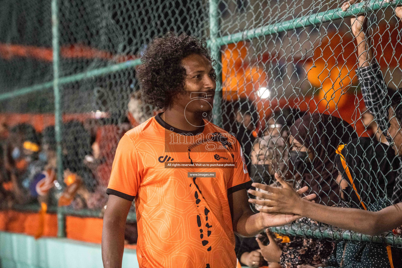 RRC Vs FSM in the Semi Finals of Club Maldives 2021 held in Hulhumale, Maldives on 19 December 2021. Photos: Nausham Waheed / images.mv