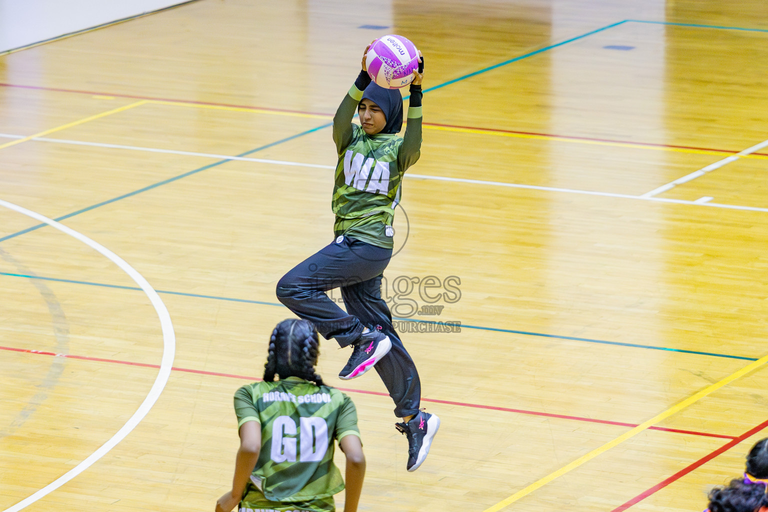 Finals of 26th Inter-School Netball Tournament 2025 was held in Social Center Indoor Hall on Saturday, 8th November 2025. Photos: Areef Adam / images.mv
