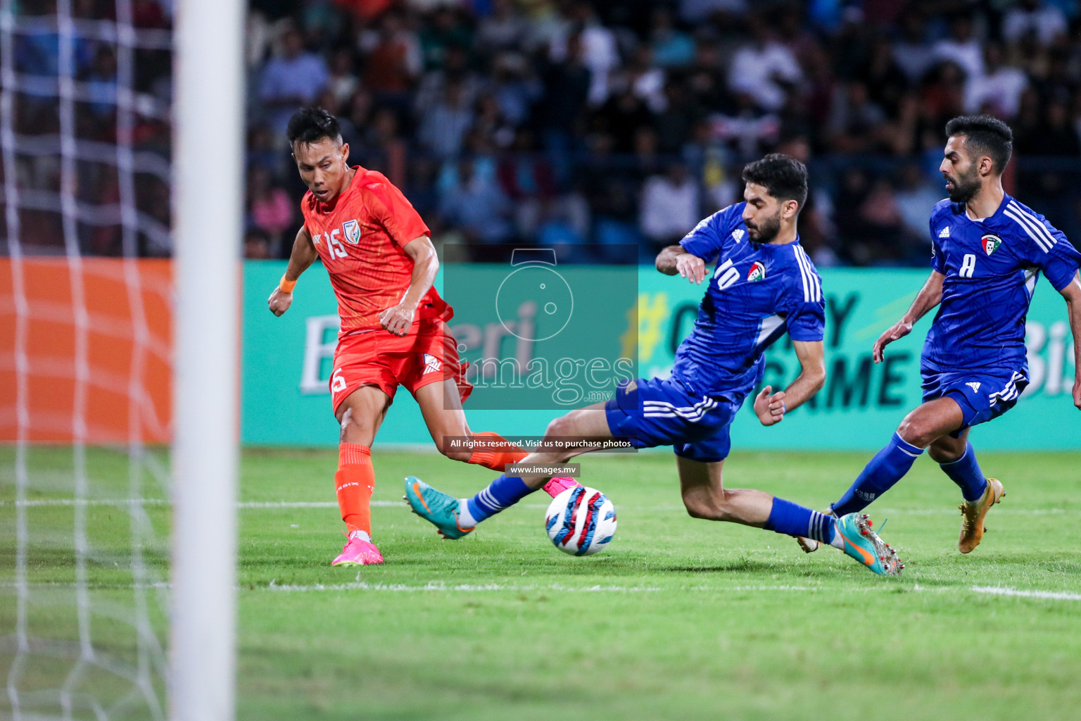 Kuwait vs India in the Final of SAFF Championship 2023 held in Sree Kanteerava Stadium, Bengaluru, India, on Tuesday, 4th July 2023. Photos: Nausham Waheed, Hassan Simah / images.mv