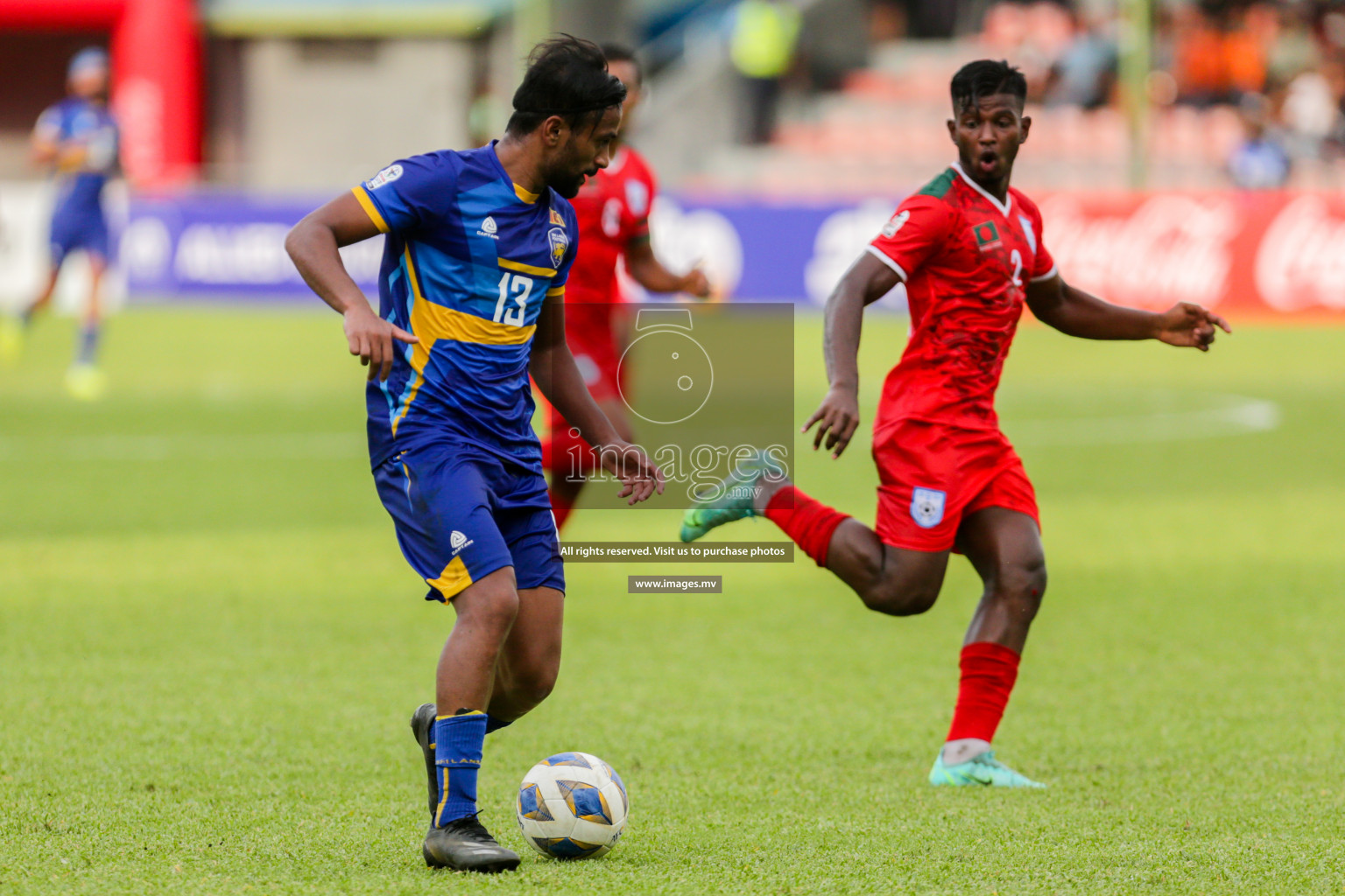 Bangladesh vs Sri Lanka in SAFF Championship 2021 held on 1st October 2021 in Galolhu National Stadium, Male', Maldives