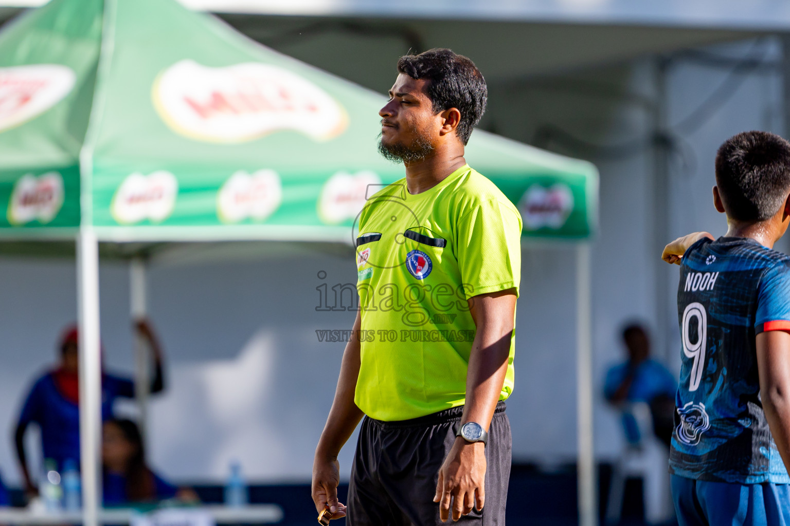 Day 2 of MILO Academy Championship 2025 (U-12) was held at Henveiru Stadium in Male', Maldives on Friday, 2nd May 2025. Photos: Nausham Waheed  / images.mv