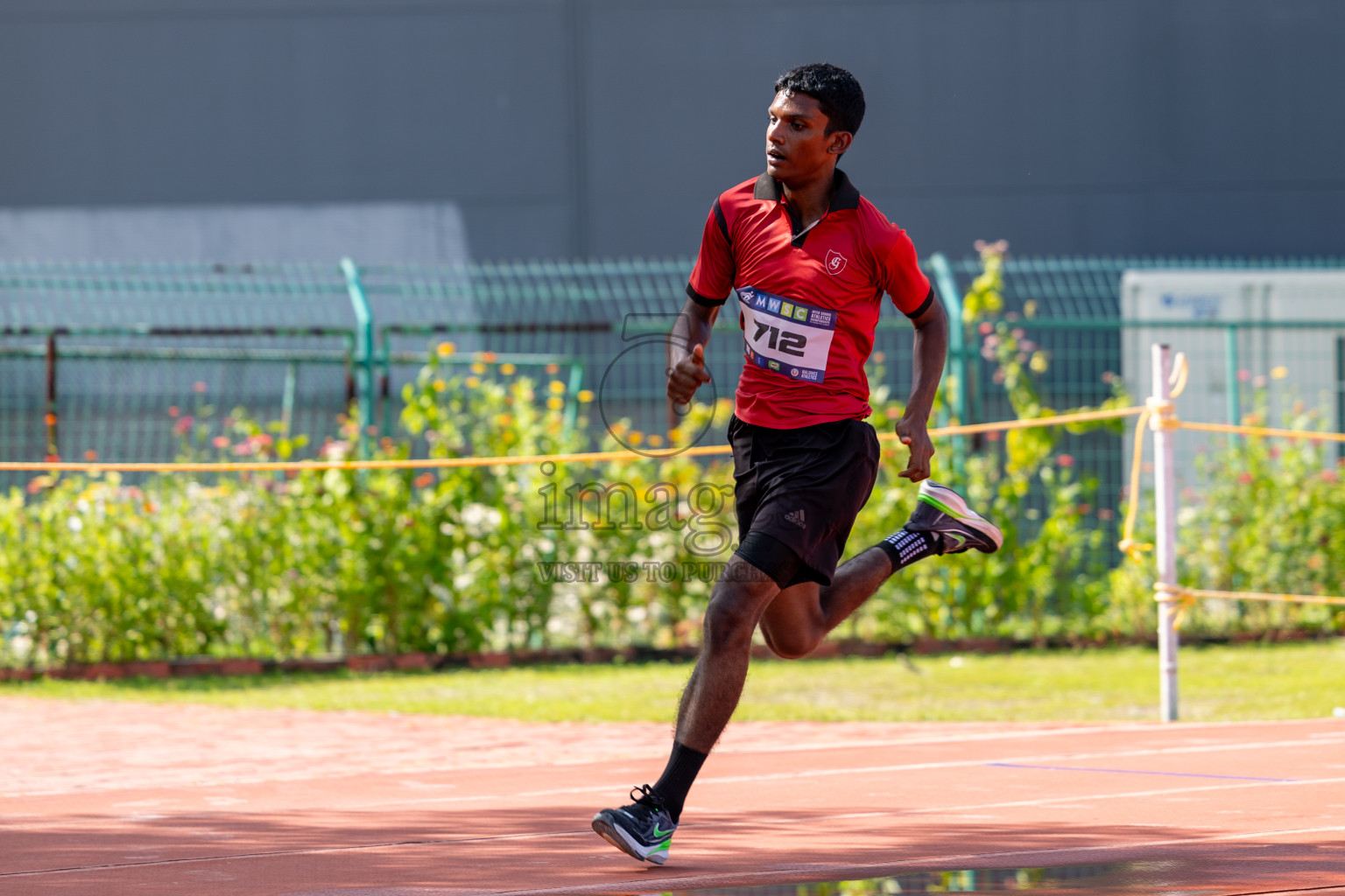 Day 2 of MWSC Interschool Athletics Championships 2024 held in Hulhumale Running Track, Hulhumale, Maldives on Sunday, 10th November 2024. 
Photos by:  Hassan Simah / Images.mv