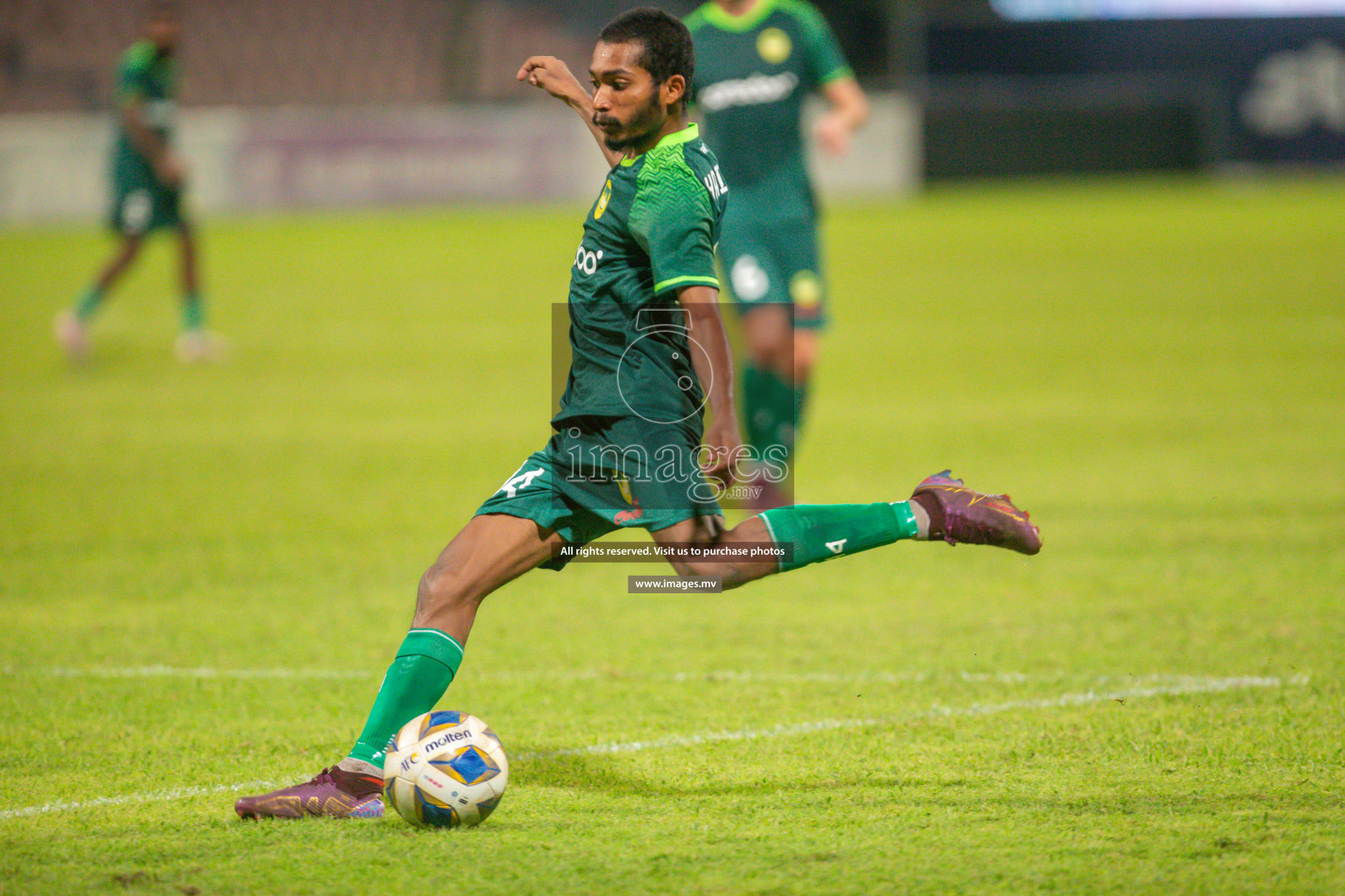 Maziya Sports & Recreation vs Buru Sports Club in President's Cup 2023, held on 20 April 2023 in National Football Stadium, Male', Maldives Photos: Hassan Simah, Mohamed Mahfooz