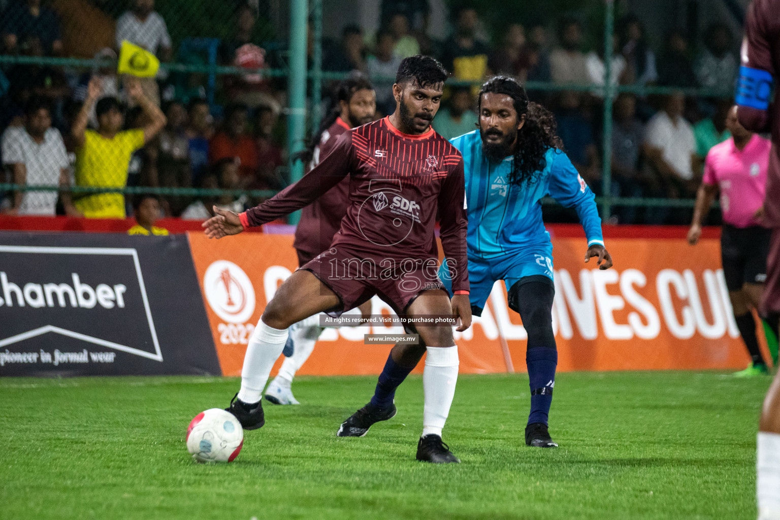 MACL vs Trade Club in Club Maldives Cup 2022 was held in Hulhumale', Maldives on Sunday, 9th October 2022. Photos: Hassan Simah / images.mv