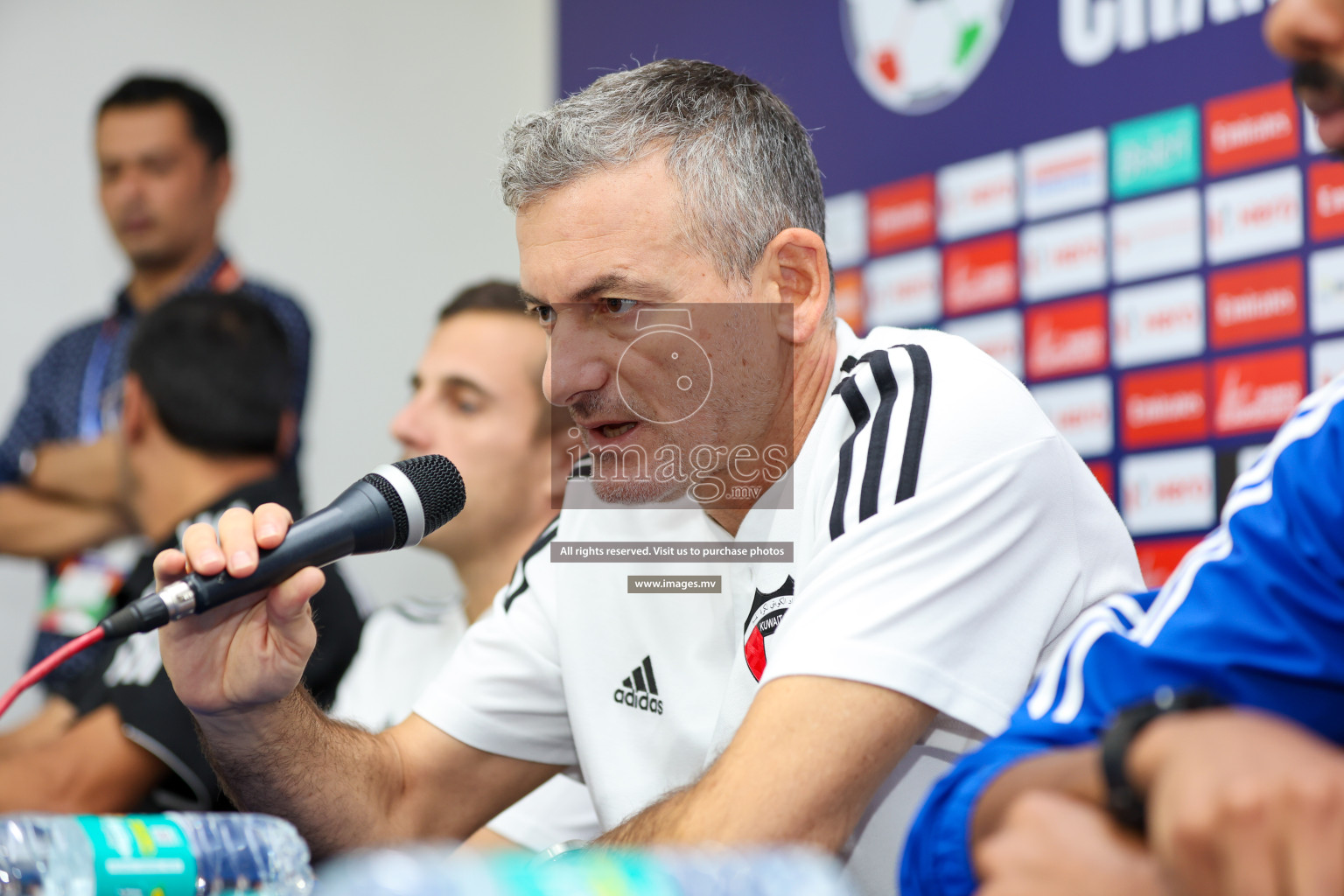 Saff Championship Final Pre-match press conference held in Sree Kanteerava Stadium, Bengaluru, India, on Monday, 3rd July 2023. Photos: Nausham Waheed / images.mv