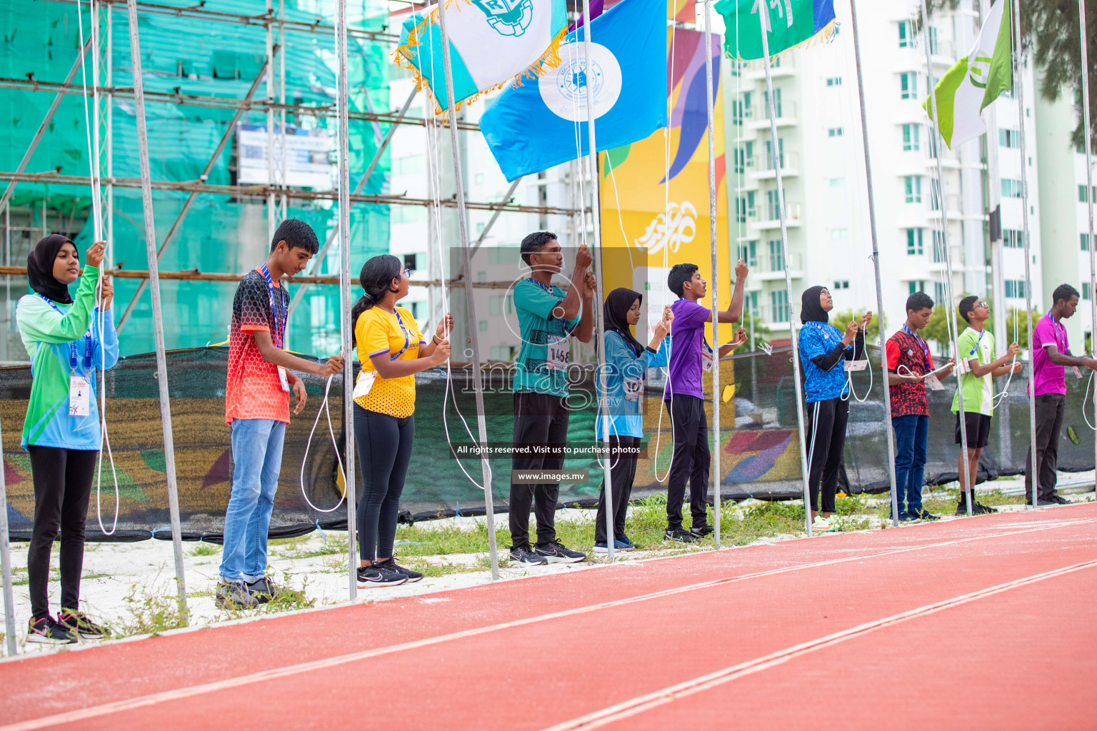 Day one of Inter School Athletics Championship 2023 was held at Hulhumale' Running Track at Hulhumale', Maldives on Saturday, 14th May 2023. Photos: Nausham Waheed / images.mv