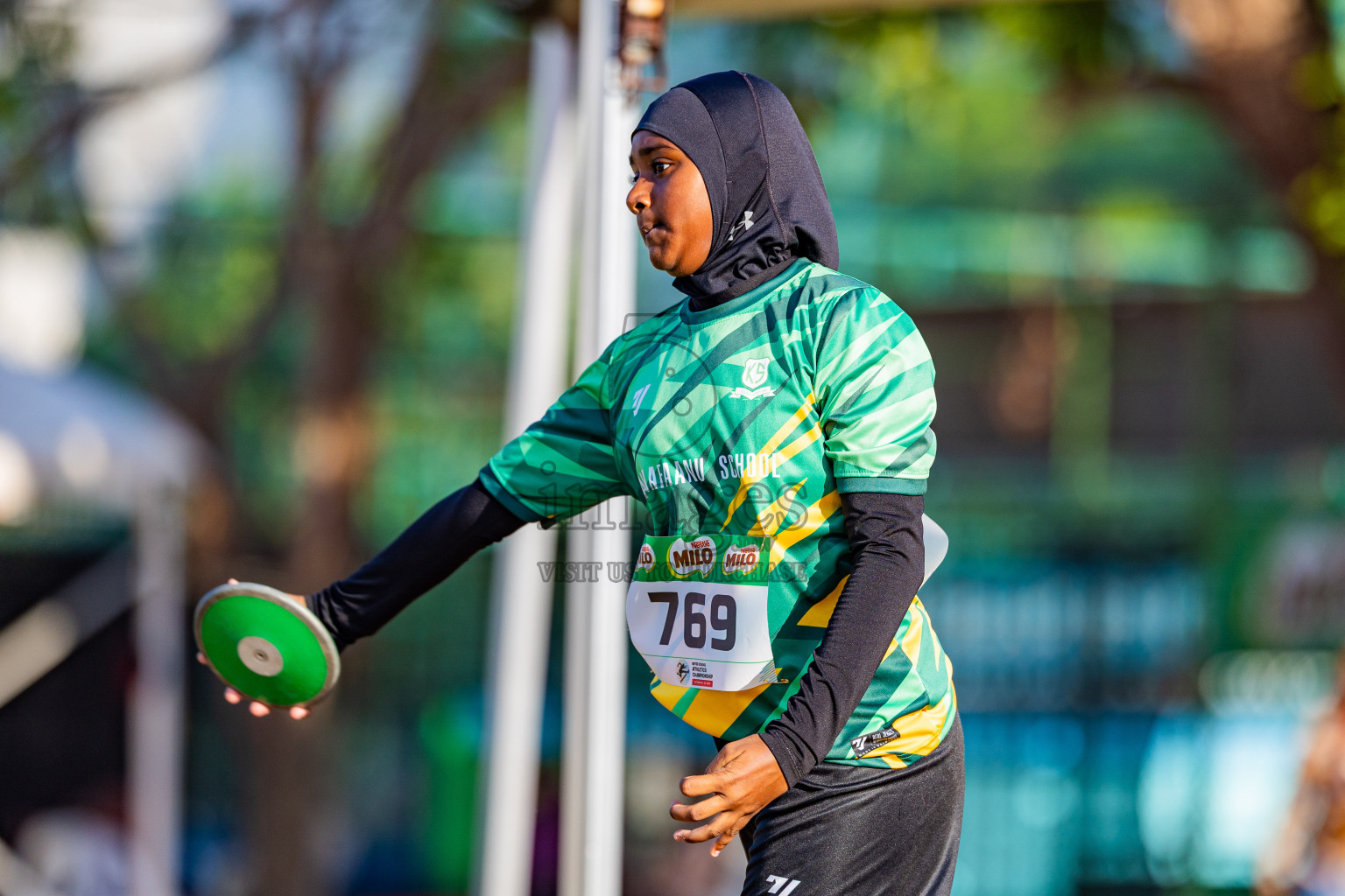 Day 2 of Inter-school Athletics Championship 2025 held in Ekuveni Synthetic Track, Male', Maldives on Tuesday, 07th October 2025. Photos by: Areef Adam / Images.mv