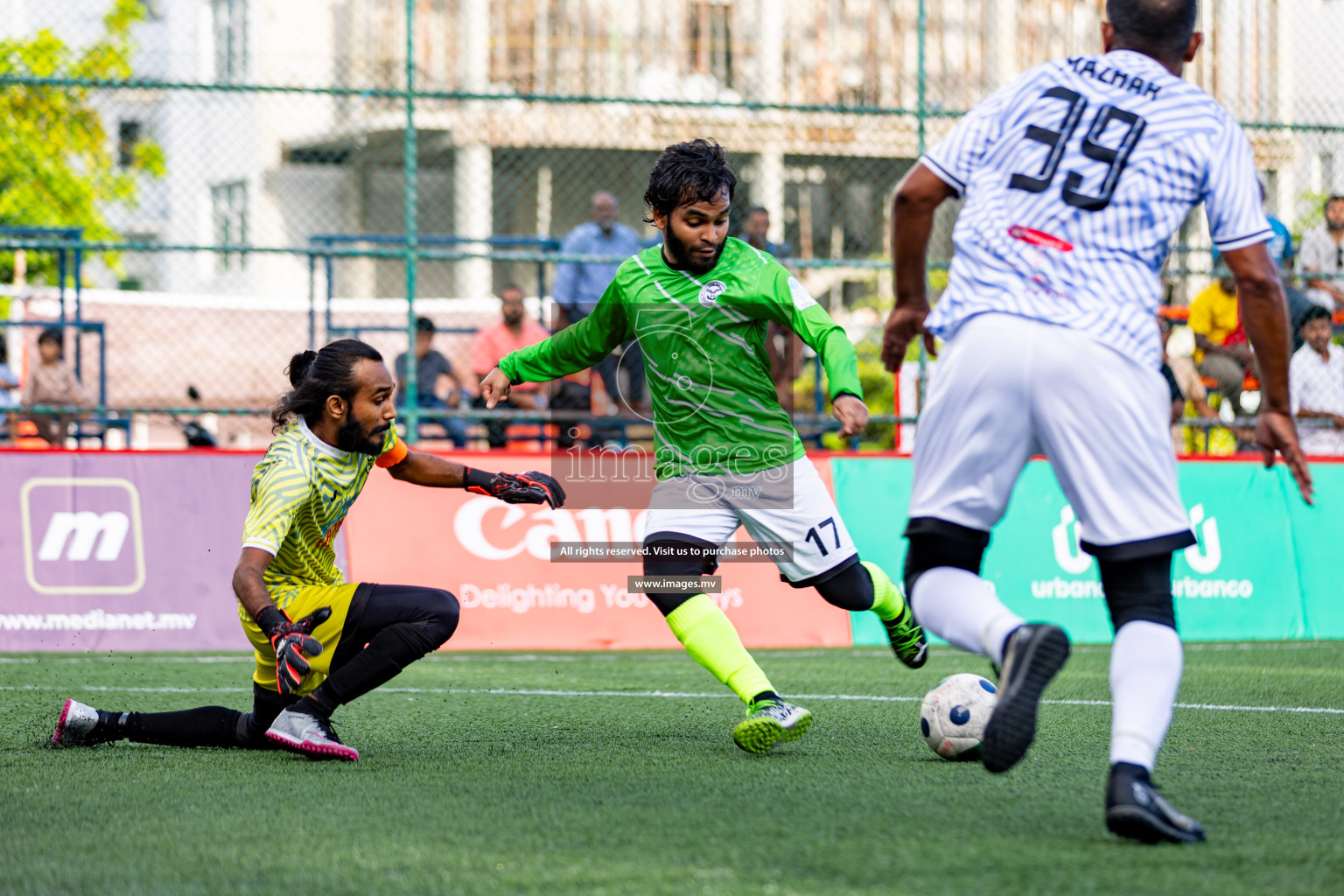 TEAM DJA vs TRC - Transport in Club Maldives Cup Classic 2023 held in Hulhumale, Maldives, on Wednesday, 19th July 2023 Photos: Hassan Simah  / images.mv