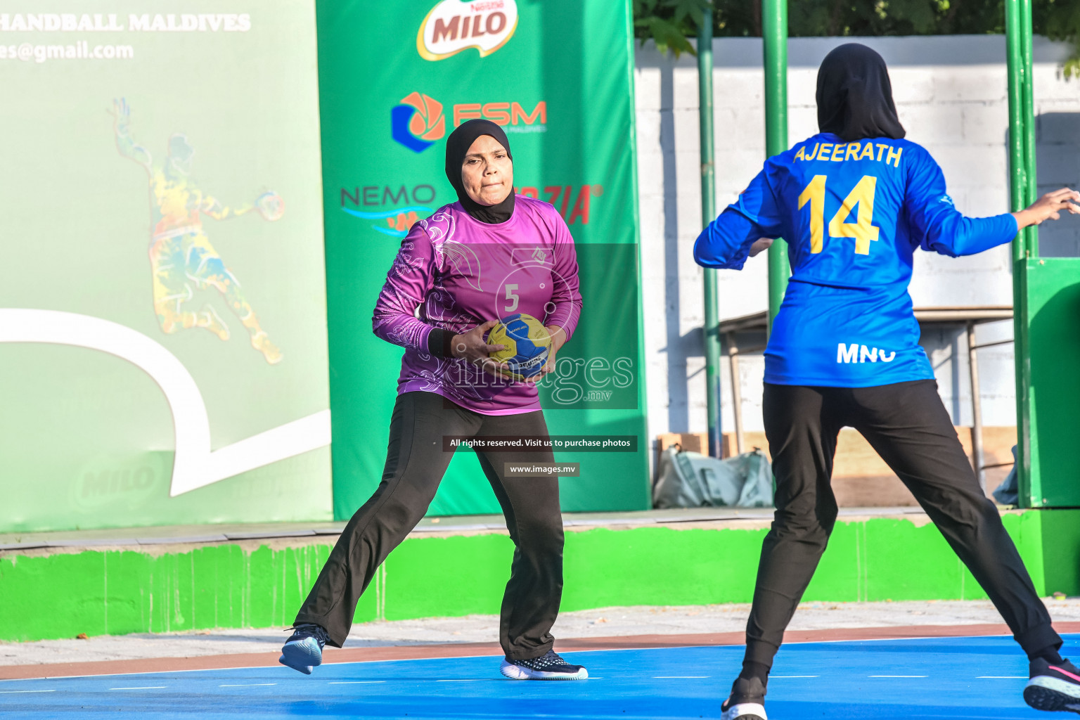 Day 5 of Milo 6th Inter Office Handball Tournament 2022 - Photos by Nausham Waheed