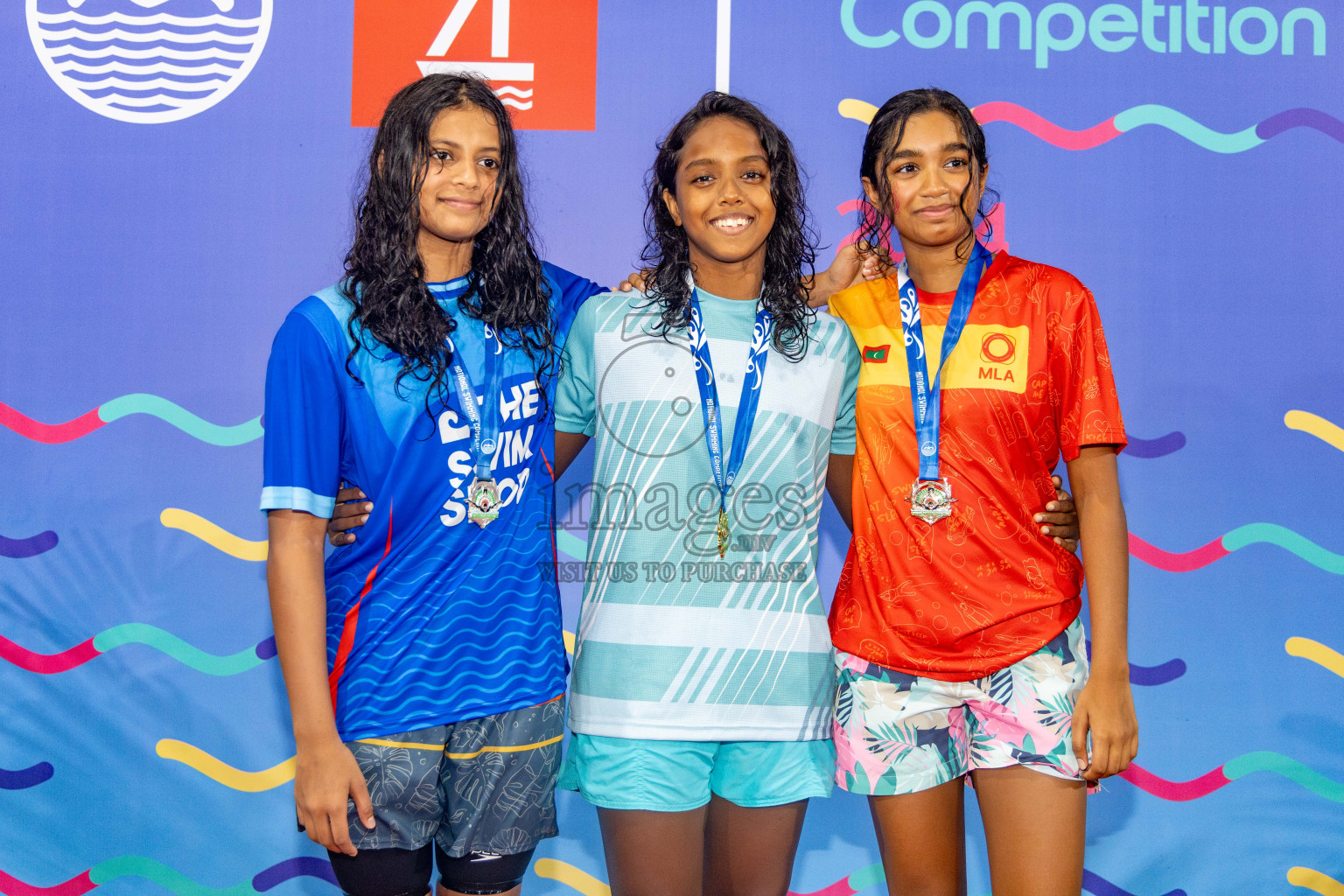 Day 5 of National Swimming Competition 2024 held in Hulhumale', Maldives on Tuesday, 17th December 2024. Photos: Hassan Simah / images.mv