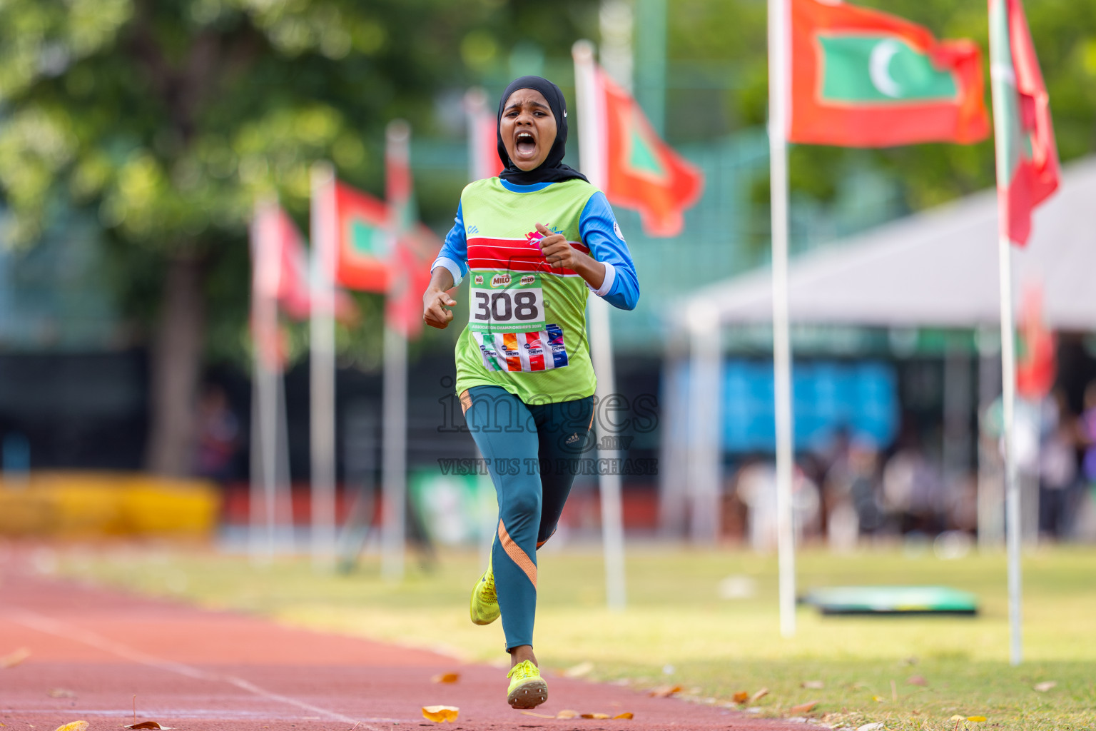 Day 3 of 12th Milo Association Championships was held in Ekuveni Track at Male', Maldives on Saturday, 26th April 2025. Photos: Ismail Thoriq / images.mv