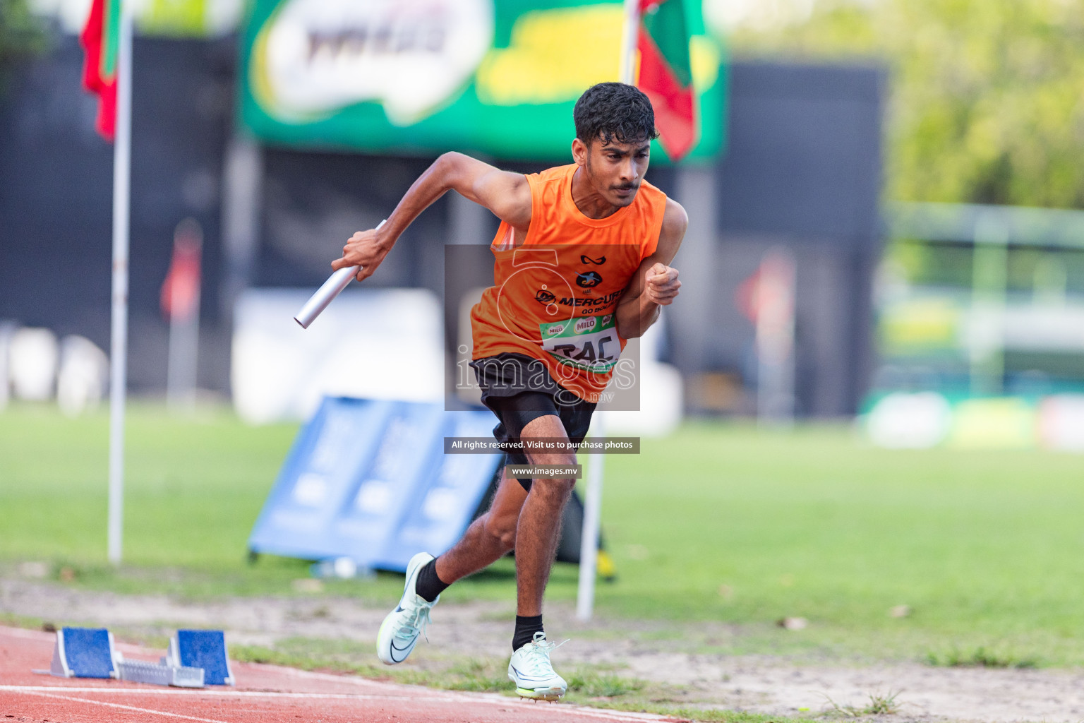 Day 3 of National Athletics Championship 2023 was held in Ekuveni Track at Male', Maldives on Saturday, 25th November 2023. Photos: Nausham Waheed / images.mv