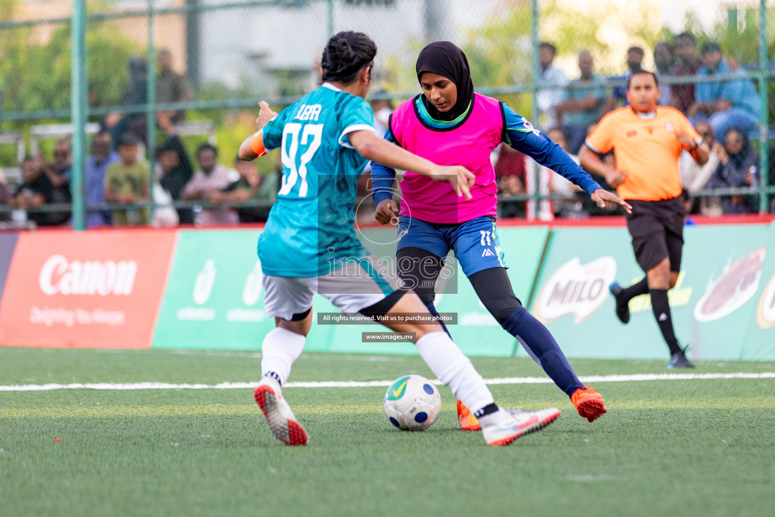 WAMCO vs MACL in 18/30 Futsal Fiesta Classic 2023 held in Hulhumale, Maldives, on Tuesday, 18th July 2023 Photos: Hassan Simah / images.mv