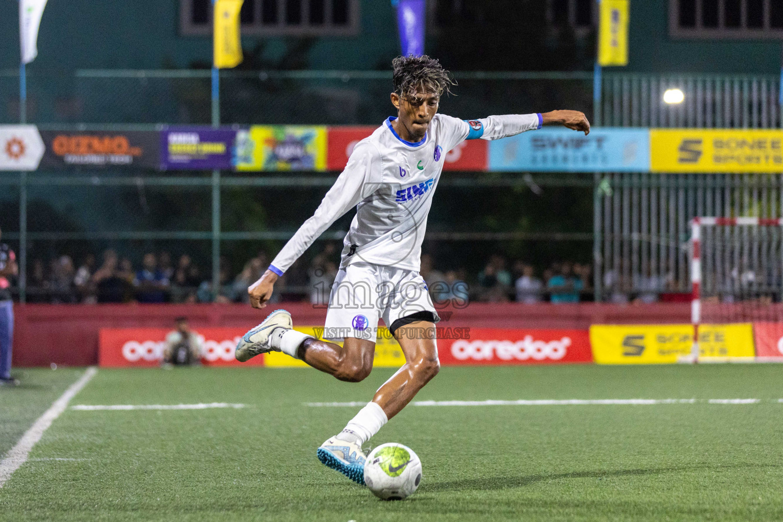 HA Utheem VS HA Ihavandhoo in Day 13 of Golden Futsal Challenge 2024 was held on Saturday, 27th January 2024, in Hulhumale', Maldives Photos: Nausham Waheed / images.mv