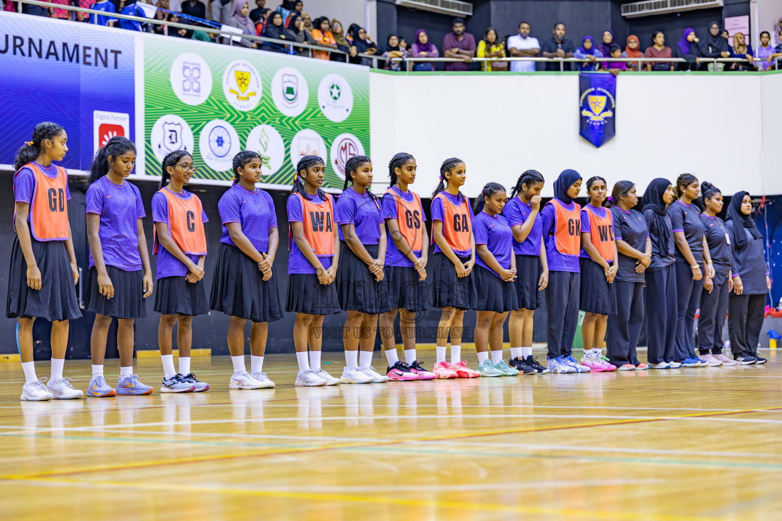 Finals of 26th Inter-School Netball Tournament 2025 was held in Social Center Indoor Hall on Saturday, 8th November 2025. Photos: Areef Adam / images.mv