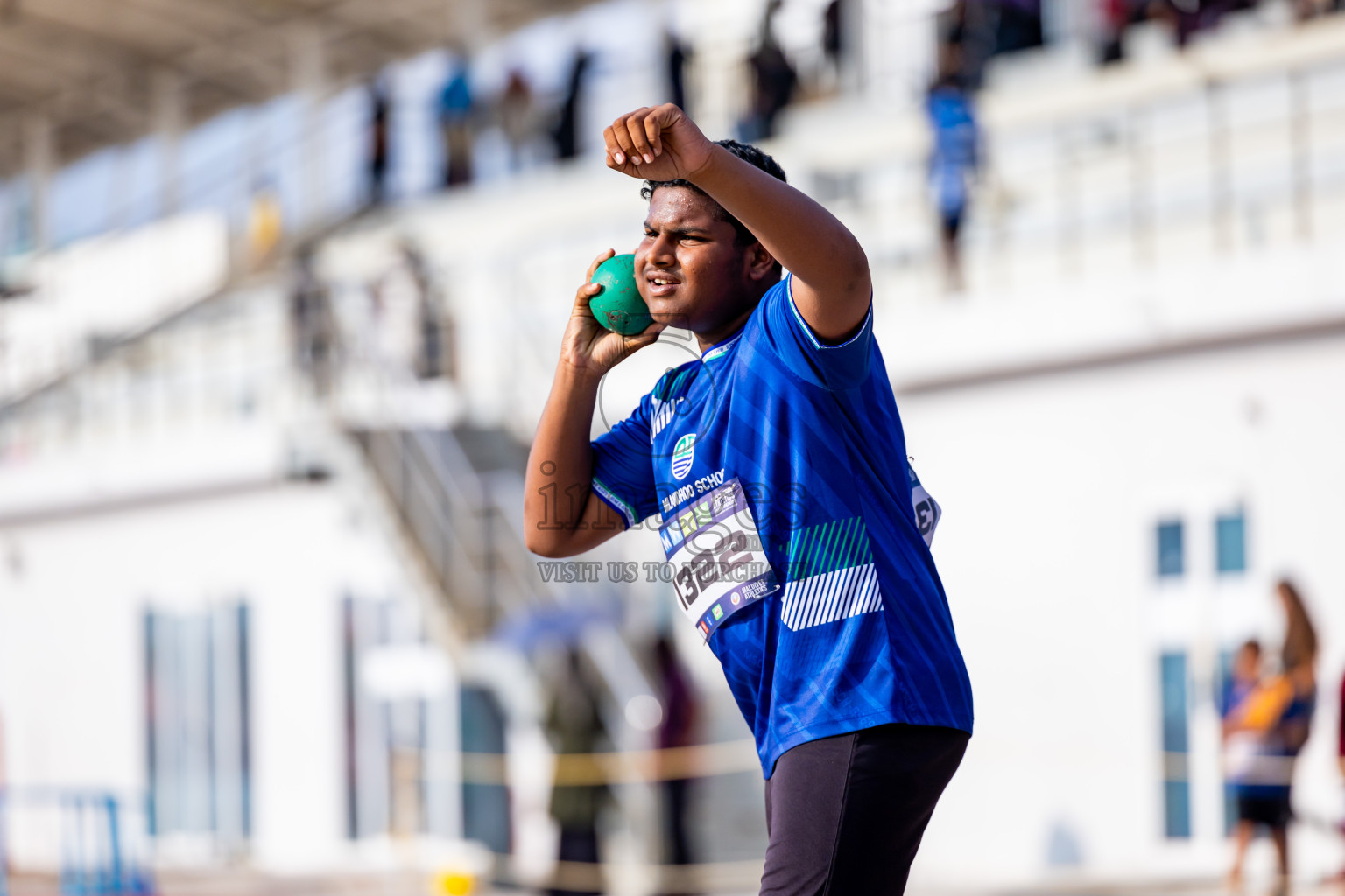 Day 5 of MWSC Interschool Athletics Championships 2024 held in Hulhumale Running Track, Hulhumale, Maldives on Wednesday, 13th November 2024. Photos by: Nausham Waheed / Images.mv