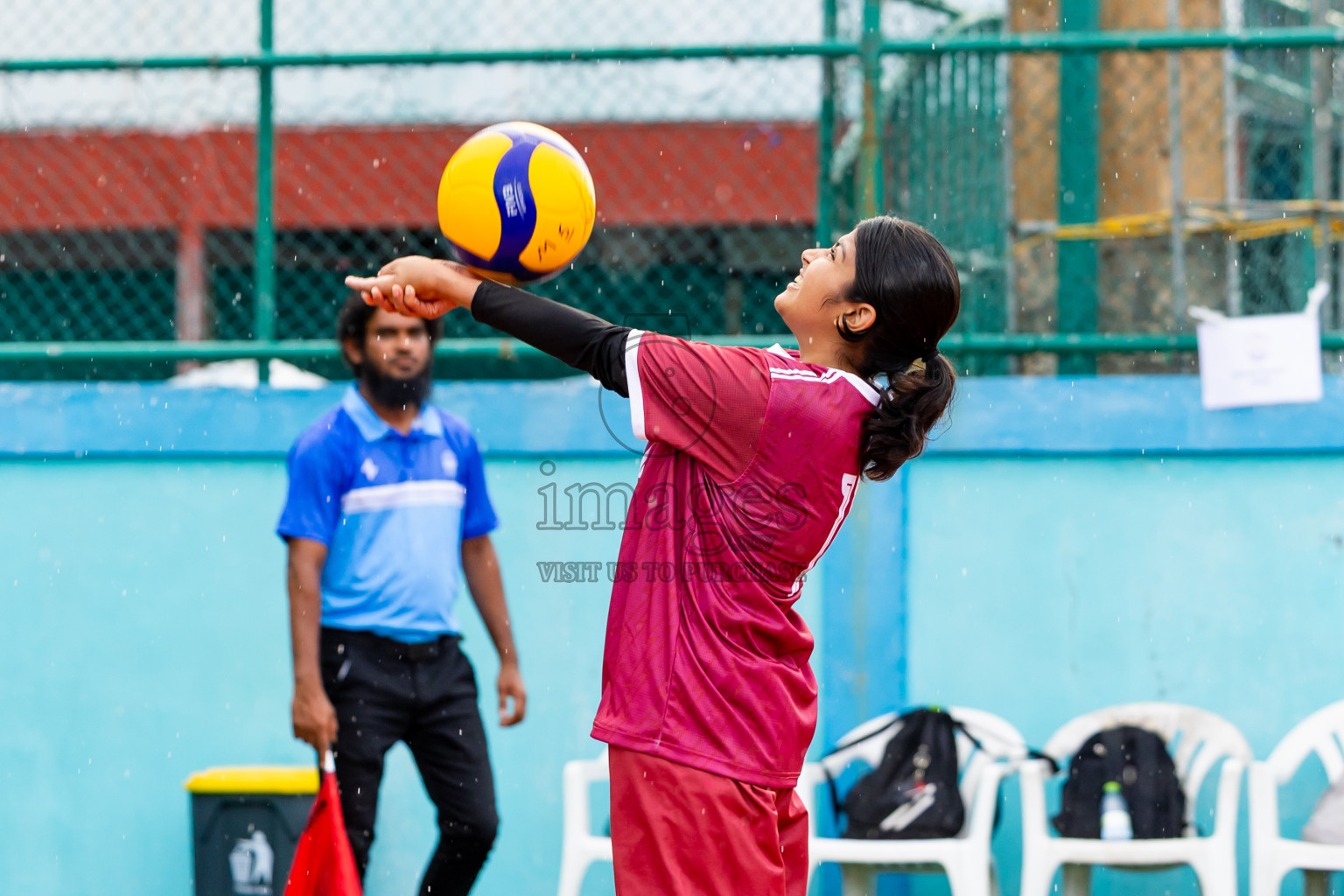 Club rising star academy vs Sports club city in Milo National Junior Volleyball Championship 2025 Day 2 was held on Sunday, 23rd November 2025 at Ekuveni Turf Court Male', Maldives. Photos: Nausham Waheed / images.mv