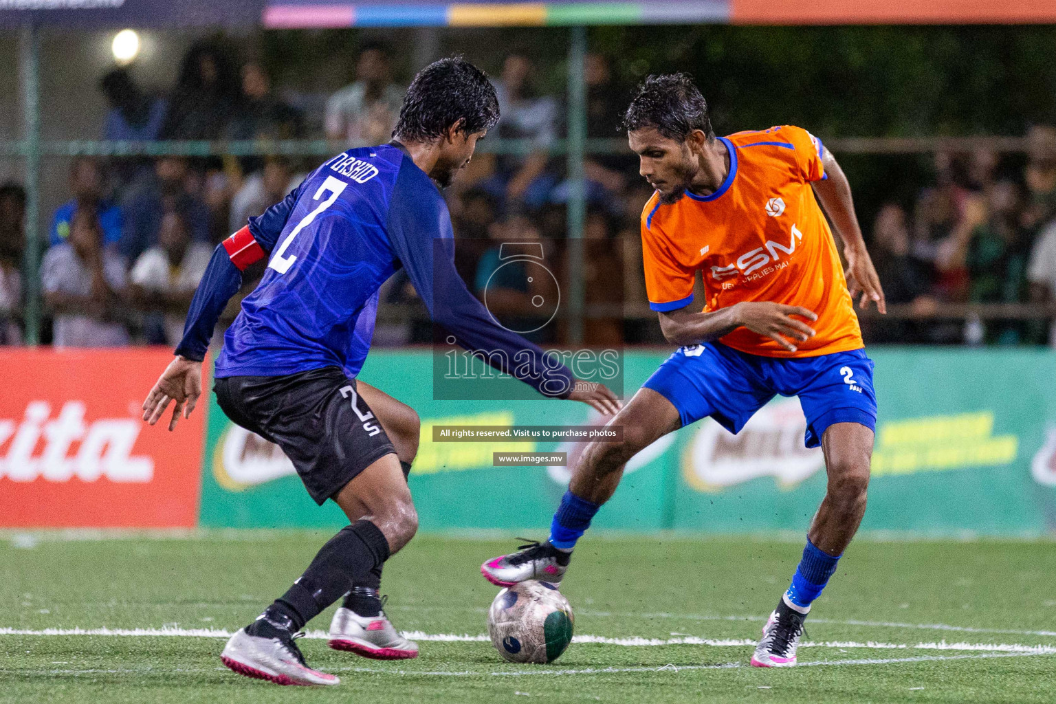 Team Fenaka vs Team FSM in Quarter Final of Club Maldives Cup 2023 held in Hulhumale, Maldives, on Sunday, 13th August 2023
Photos: Ismail Thoriq / images.mv