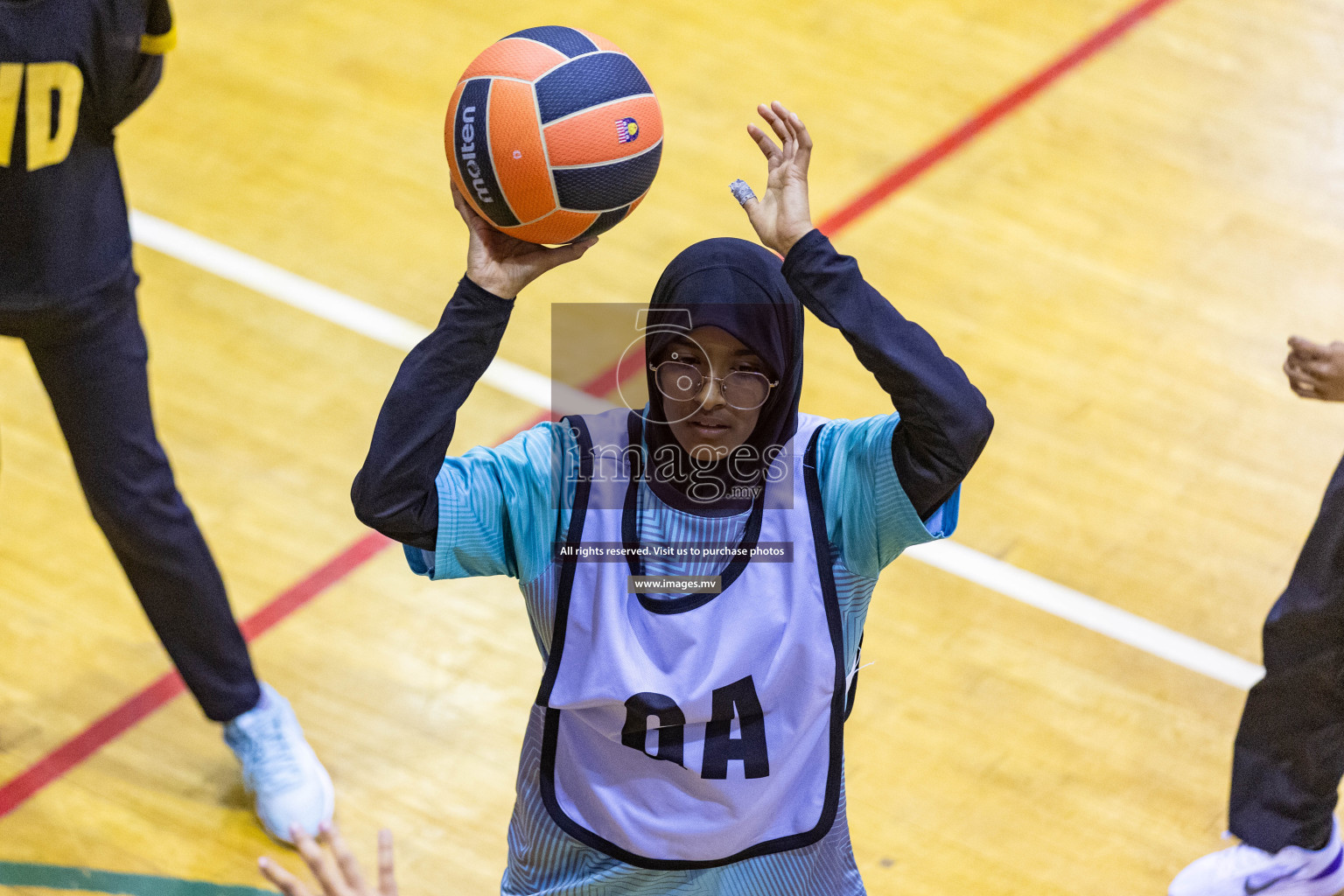 Day7 of 24th Interschool Netball Tournament 2023 was held in Social Center, Male', Maldives on 2nd November 2023. Photos: Nausham Waheed / images.mv