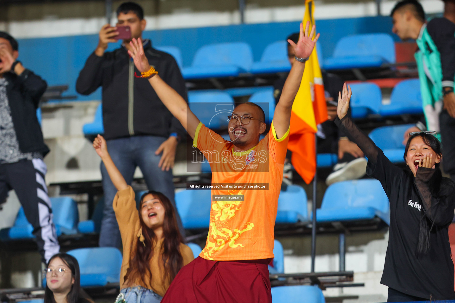 Bhutan vs Bangladesh in SAFF Championship 2023 held in Sree Kanteerava Stadium, Bengaluru, India, on Wednesday, 28th June 2023. Photos: Nausham Waheed / images.mv