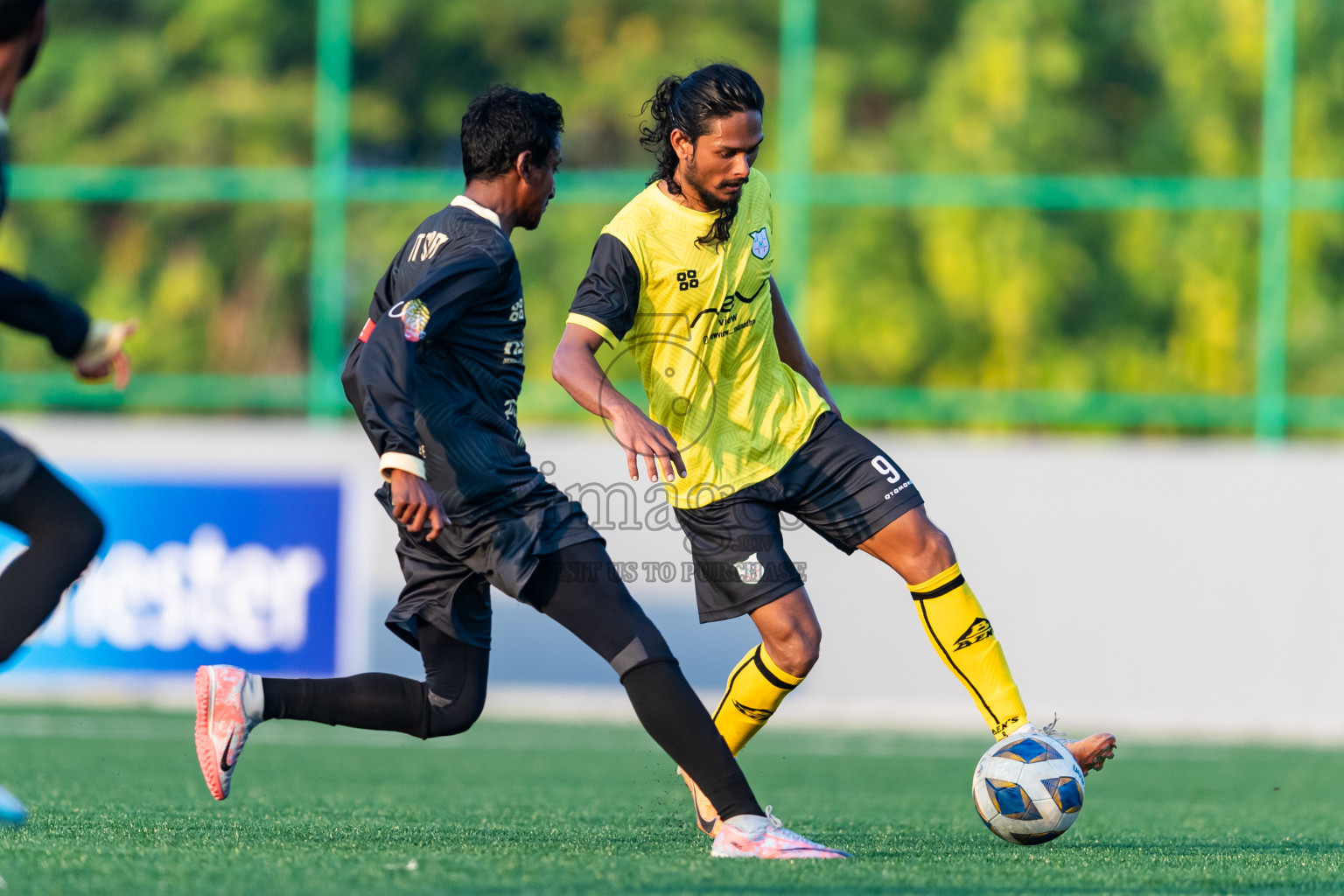 Kanmathi Juniors vs JT Sports from Manadhoo Council Cup 2024 in N Manadhoo Maldives on Wednesday, 21st February 2023. Photos: Nausham Waheed / images.mv