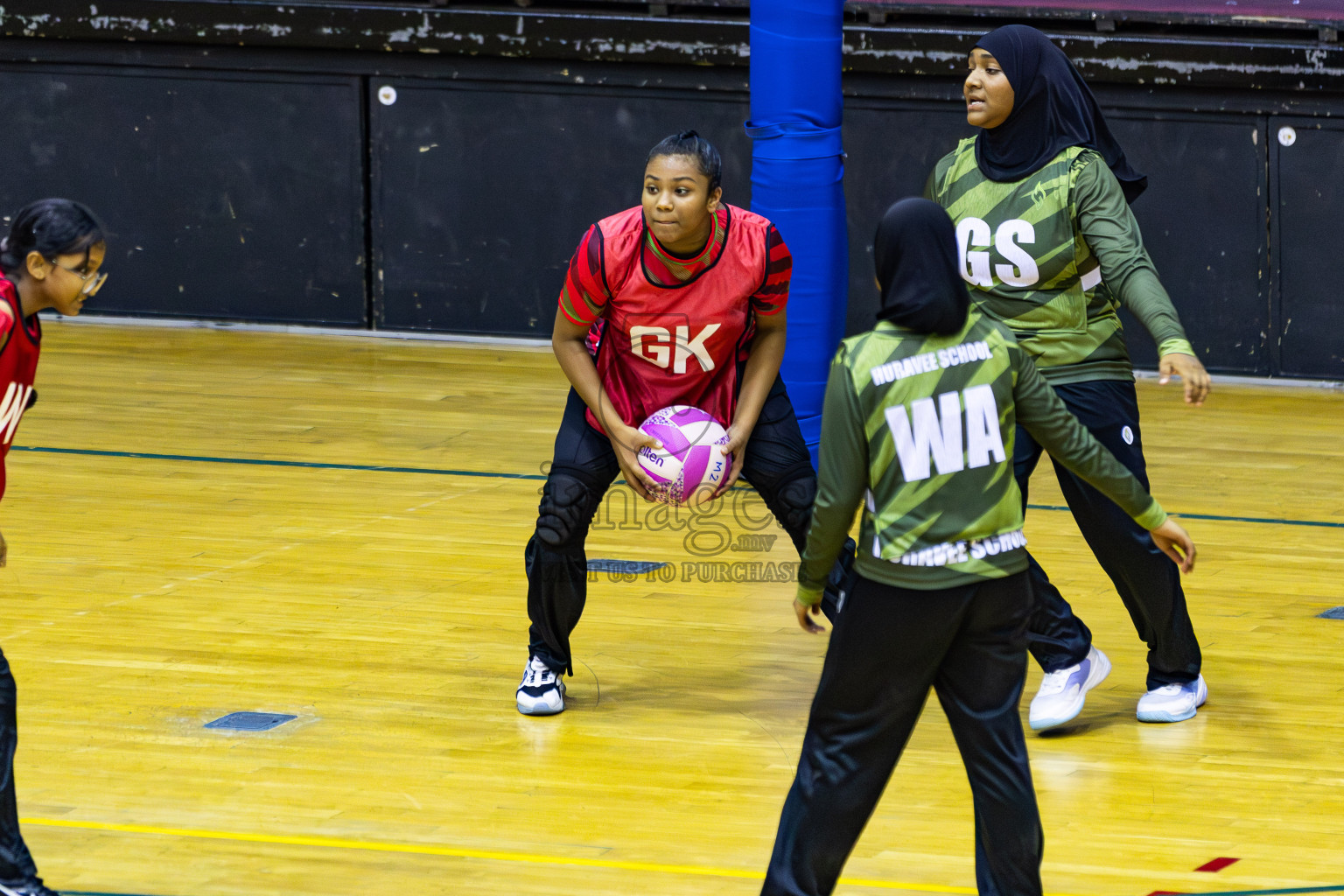 Day 1 of Inter-School Netball Tournament 2025 was held in Social Center Indoor Hall on Saturday, 18th October 2025. Photos: Areef Adam / images.mv