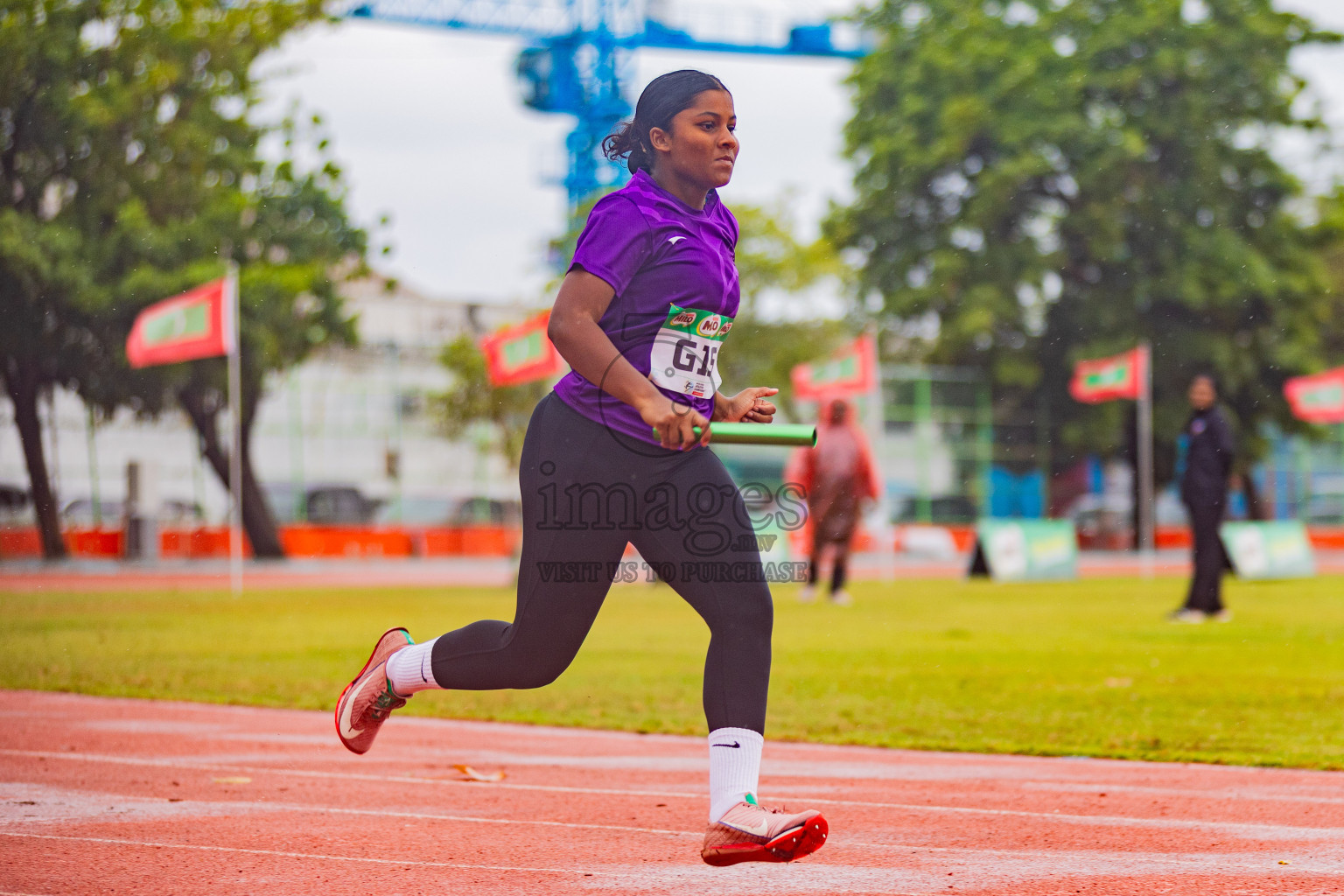 Day 6 of Inter-school Athletics Championship 2025 held in Ekuveni Synthetic Track, Male', Maldives on Sunday, 12th October 2025. Photos by: Areef Adam / Images.mv