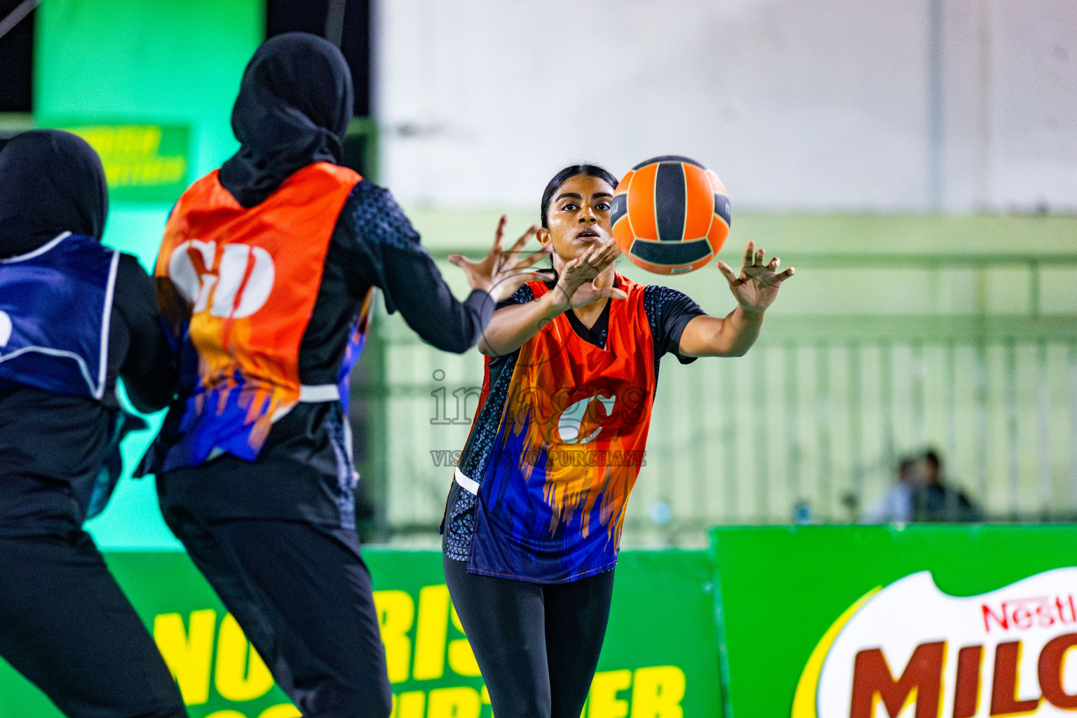 Final of MILO 3x3 Netball Challenge 2024 was held in Ekuveni Netball Court at Male', Maldives on Thursday, 20th March 2024. Photos: Nausham Waheed / images.mv