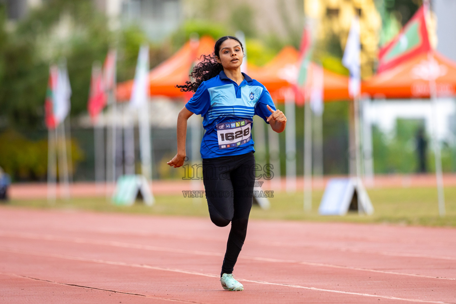 Day 1 of MWSC Interschool Athletics Championships 2024 held in Hulhumale Running Track, Hulhumale, Maldives on Saturday, 9th November 2024. Photos by: Ismail Thoriq / Images.mv