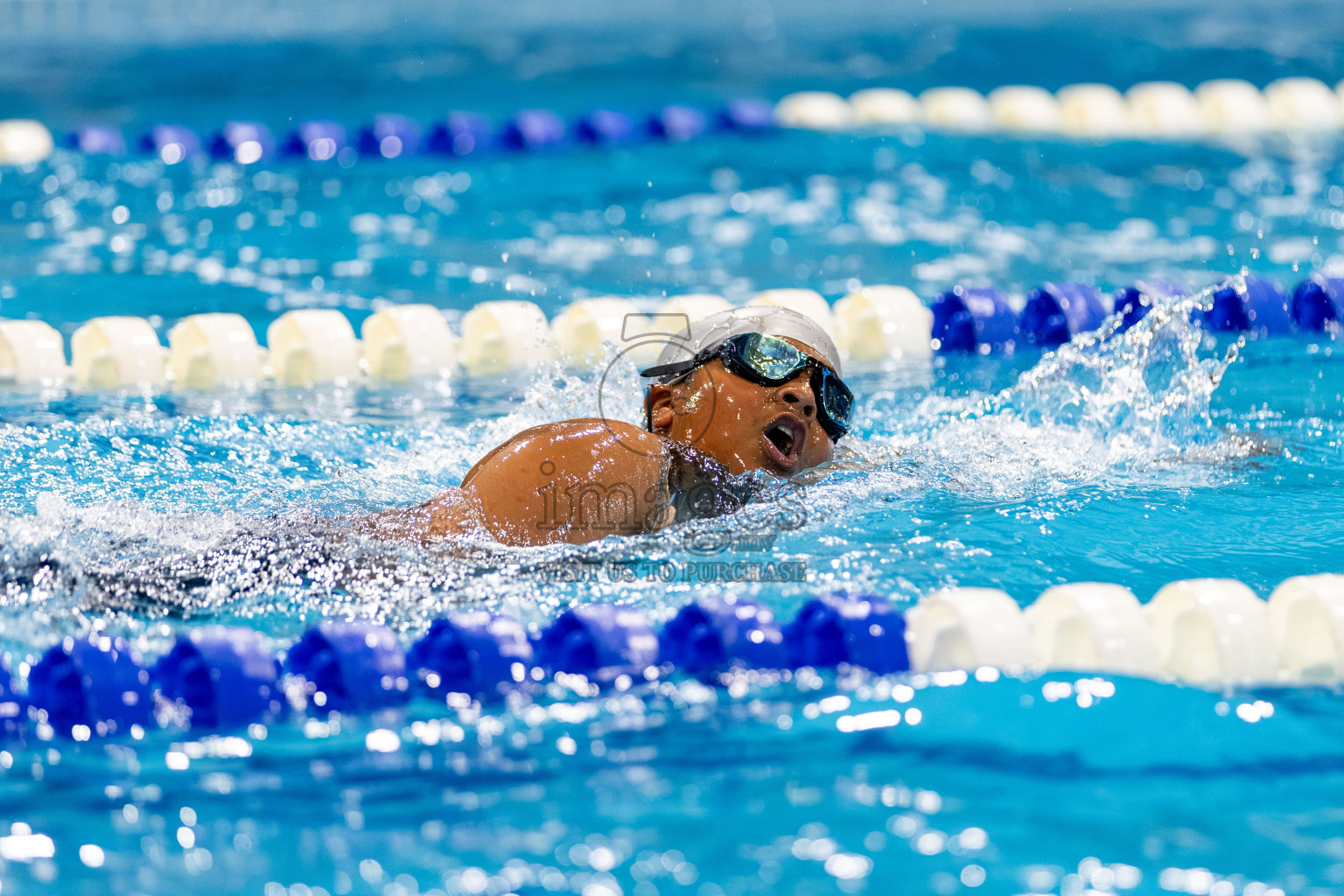 Day 2 of BML 6th National Kids Swimming Kids Festival 2025 held in Hulhumale', Maldives on Tuesday, 4th November 2024. Photos: Hassan Simah / images.mv