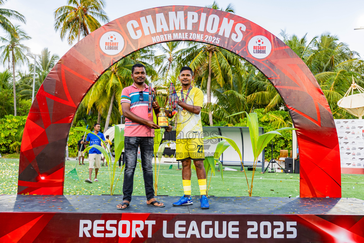 Jumeirah vs Varu in Final of Resort League 2025 (North Male Zone) was held on Saturday, 27th September 2025 in One And Only Reethi Rah Maldives Resort, Photos: Areef Adam / images.mv