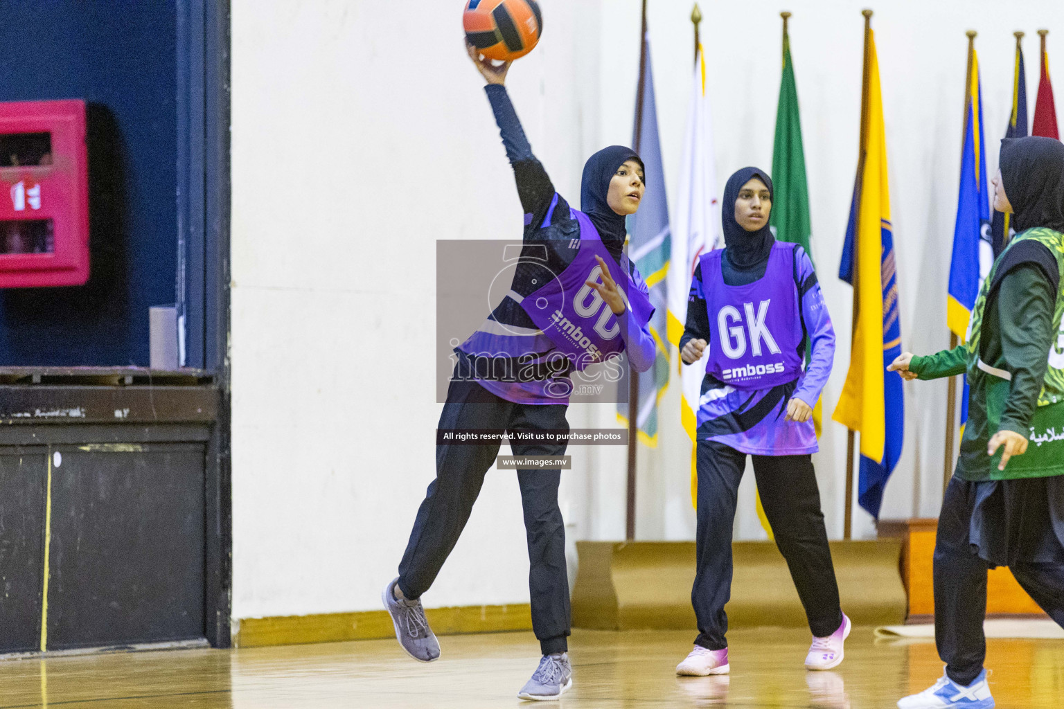 Day4 of 24th Interschool Netball Tournament 2023 was held in Social Center, Male', Maldives on 30th October 2023. Photos: Nausham Waheed / images.mv