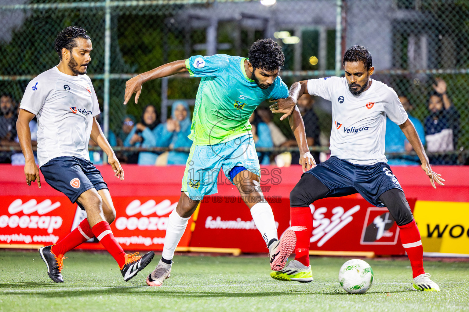 WAMCO vs Club Veliga in Day 6 of Office League 2025 was held on Monday, 21st April 2025 in Hulhumale', Maldives. Photos: Nausham Waheed / images.mv